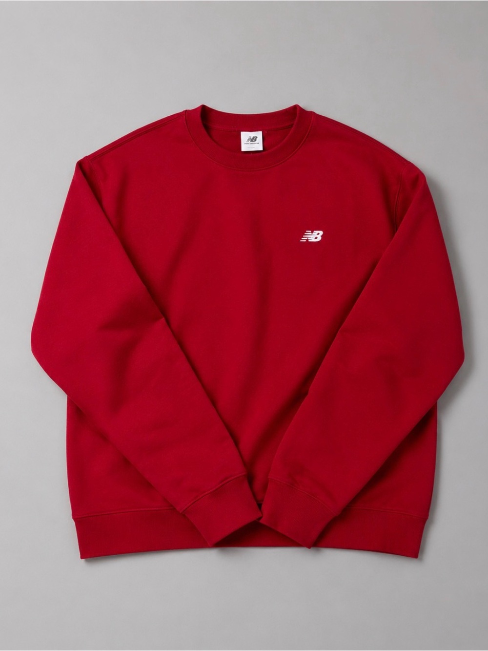 New Balance Men's Crimson Red Crew Sweatshirt